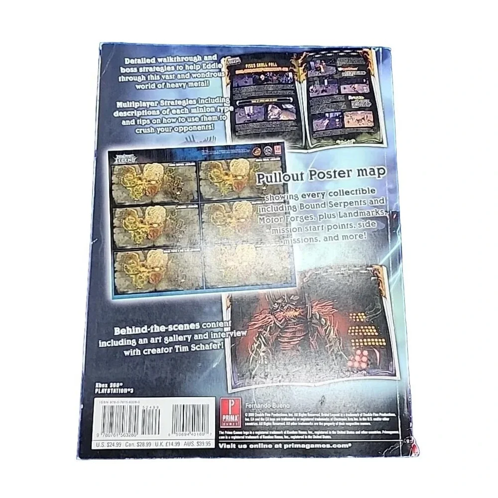 Brutual Legend Prima Official Strategy Guide No Poster‎